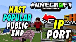 New Public Smp For Minecraft   pocket + Java  247 online  free to join smp 