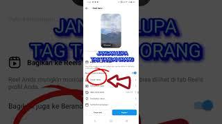 Cara upload Reels Instagram & tag orang lain #reels #instagram #upload