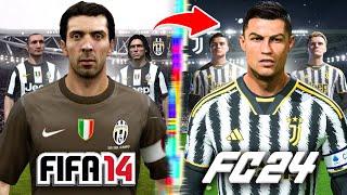 I Rebuild Juventus From FIFA 14 to FC 24