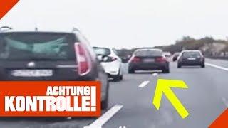 Getunter BMW auf Autobahn Rücksichtsloses Überholen & Drängeln  Achtung Kontrolle  Kabel Eins