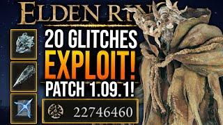 Elden Ring - 20 GLITCHES 500K Runes in 30s Patch 1.09.1 Best Rune Farm Glitch Early Game