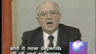 Gorbachev Resigns  December 25 1991