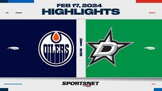 NHL Highlights - Oilers vs. Stars  February 17 2024