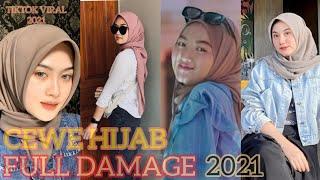 JEDAG JEDUG CEWE HIJAB BERDAMAGE 2021#tiktok #story #cewekcantik