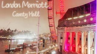 London Marriott Hotel County Hall Tour  River Thames Room View HD