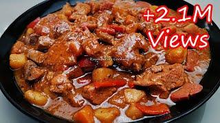 TRY THIS TO YOUR PORK MENUDO AND YOULL LOVE THE RESULT  HOW TO MAKE EASY AND YUMMY PORK MENUDO