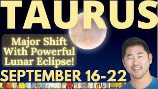 TAURUS - WOAH Your Big Breakthrough With Eclipse September 16-22 Tarot Horoscope