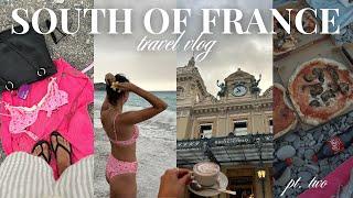 south of France travel vlog Nice Provence & Monaco beach days shopping + making perfume  pt.2