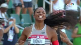 Gabby Thomas Runs The 3rd Fastest 200m Time In History