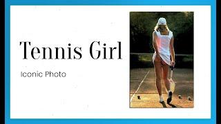 Tennis Girl  Iconic Photo