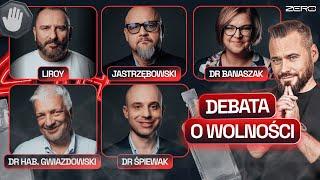 DEBATA GDZIE SĄ GRANICE WOLNOŚCI?  STANOWSKI BANASZAK ŚPIEWAK LIROY GWIAZDOWSKI JASTRZĘBOWSKI