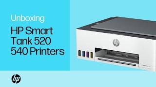 How to unbox & set up  HP Smart Tank 520 540 printers  HP Support