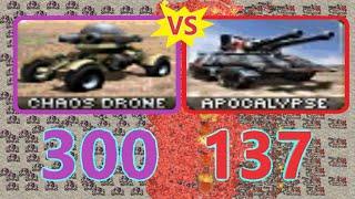 Chaos Drone vs Apocalypse - Same Cost - Red Alert 2