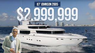 87 Johnson Yacht Walkthrough NEVER SETTLE