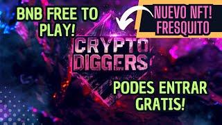 NUEVO JUEGO SIMILAR A DEFENDER WARRIORS CRYPTODIGGER NFT - BNB DIARIO FREE TO PLAY - SORTEO 2 NFT