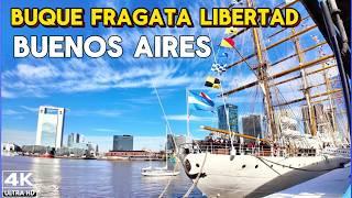 【4K】VISITÉ LA FRAGATA LIBERTAD DIA DE LA INDEPENDENCIA - ARMADA ARGENTINA  Buenos Aires Walk