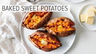 BAKED SWEET POTATO  how to bake sweet potatoes perfectly