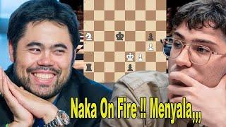 Hot  Naka Menyala   Nakamura vs Firouzja  FIDE Candidates 2024