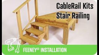 CableRail Kits in a Stair Railing