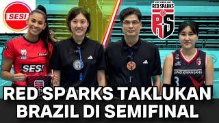 HASIL RED SPARKS MENANG DI SEMIFINAL TURNAMEN SHANGHAI - RED SPARKS VS BRAZIL SESIS BAURU