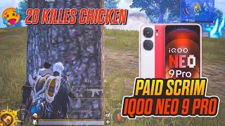 BGMI PAID SCRIMS & COMPETATIVE GAMEPLAY  IQOO NEO 9 PRO BGMI TEST 