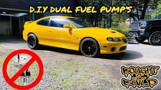 D.I.Y DUAL FUEL PUMP SETUP GTO fuel system pt5