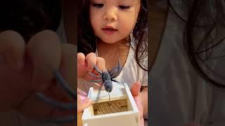 Spider prank to INDAI #cutebaby #scarybaby #spiderprank