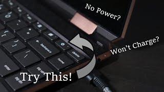 HP Laptop Wont Turn on or Charge? Try This