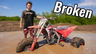 Mudding CRF 450 Three Wheeler