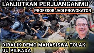 GURU BESAR UI RENALD KASALI PROFESOR YANG MENDADAK BERUBAH MENJADI PROVOKATOR DEMO MAHASISWA