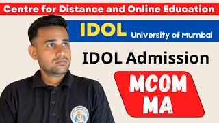 IDOL Admission Process 2024  MCOM  MA  PPGDM  MSc