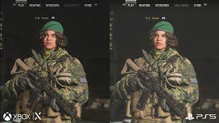 CoD Modern Warfare 2 2022 - PS5 vs Xbox Series X Next-Gen Graphics Comparison 1080p 60FPS HD