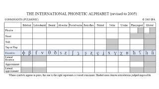 The IPA Consonants Language Development 20