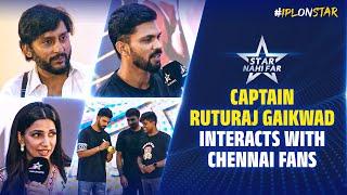 Captain Ruturaj Gaikwads heartfelt conversation on MS Dhoni and Chennai  #StarNahiFar