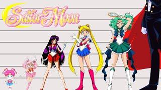 Sailor Moon height Comparison. Tallest Sailor Moon Character