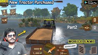 New Tractor purchased Farm Sim 2024 Android Gameplay in Telugu #part2