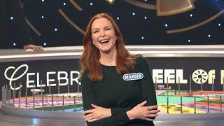 Marcia Cross Cant Believe She Won the Bonus Round - Celebrity Wheel of Fortune