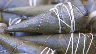 Easy Zongzi Recipe with Red Bean Paste Filling Dragon Boat Festival Special