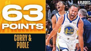 Stephen Curry & Jordan Poole Combine For 63 PTS In Game 2