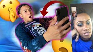 FACETIME CHEATING PRANK ON GIRLFRIEND *SHE PULLED UP*