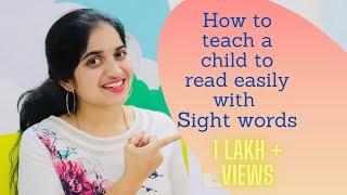 How to teach a child to read easily with sight words  learn 40 Dolch Sight words & Bingo game