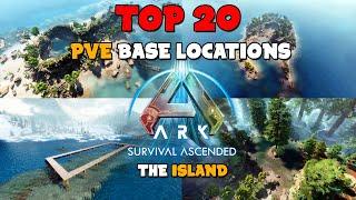 ARK Survival Ascended TOP 20 PVE Base Locations  The Island