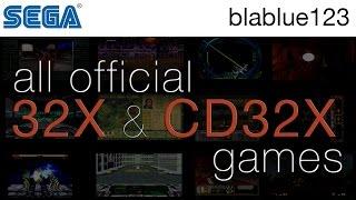 All Official SEGA 32X & CD32X Games