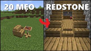  20 Mẹo Xây Dựng REDSTONE Đơn Giản Trong Minecraft