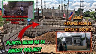 NAPAPALINGON SILA SA BAHAY NI DOC WIL PLINTH BEAM SA ANGAT PROJECT