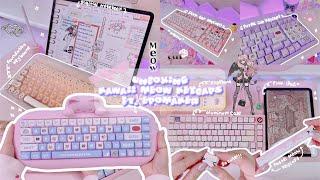 CC Unboxing Kawaii Meow Keycaps Hi75 ShadowX + Digital Journal w C68 Cat Keyboard Ft. Epomaker