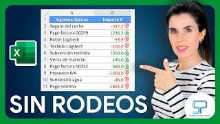 Cómo poner números NEGATIVOS EN ROJO en Excel 