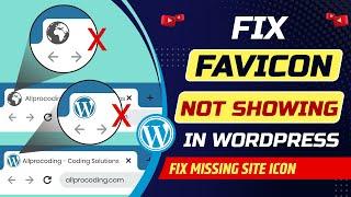 How to fix favicon not showing on WordPress website  Why favicon not showing in google search