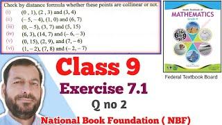 Class 9 Exercise 7.1 NBF Maths  Ex 7.1 Class 9th federal board FBISE Math national Book foundation