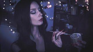 ASMR Morticia Addams Does Your MakeupGetting Wedding ReadySoft Spoken Personal Attention